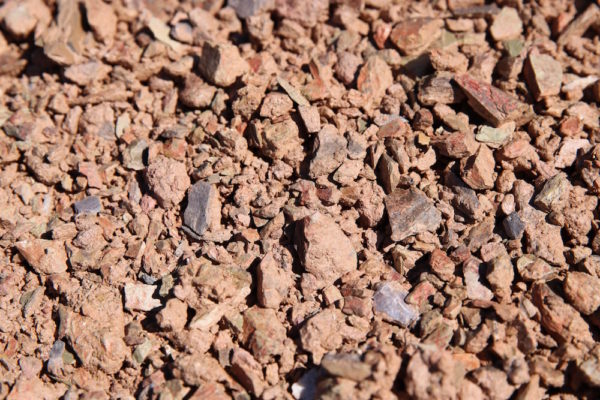 ¾” Chocolate Mulch -Crushed road base (trail usage)